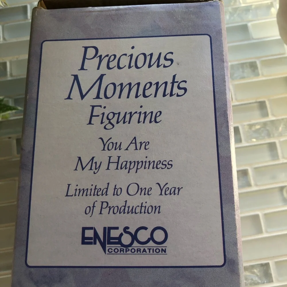 Precious Moments Figurine - You Are My Happiness Vintage, 1991 production